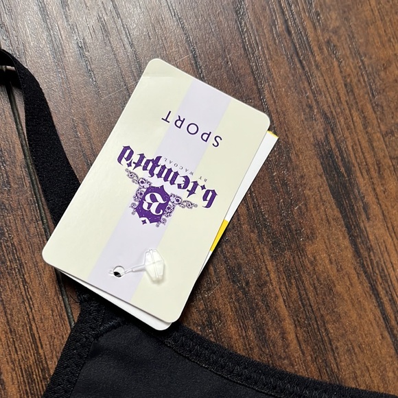 B. Tempt’d Black Sports Bra - Picture 4 of 8